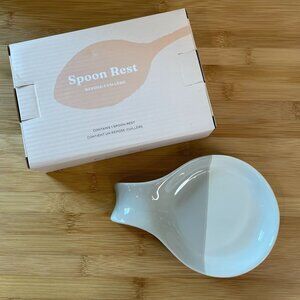 Repose-Cuillere Ceramic Hand-Dipped Spoon Rest By Favor